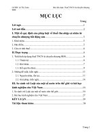 tiểu luận thực trạng thuế TNCN từ chuyển nhượng BĐS