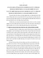 87 nhiệm vụ của hạch toán chi phí sản Xuất và tính giá thành sản phẩm của các doanh nghiệp sản Xuất