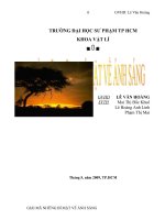 Giải mã những bi mật về ánh sáng