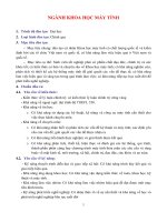 Chương trình đào tạo ngành khoa học máy tính