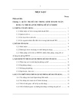 63 Trích lập và sử dụng dư phòng để xử lý rủi ro tín dụng trong hoạt động kinh doanh của Ngân hàng thương mại cổ phần Đệ Nhất