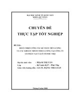 87 Kế toán lao động tiền lương và các khoản trích theo lương tại Công ty cổ phần vận tải ô tô Phú Thọ