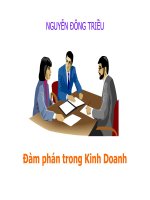 Đàm phán trong Kinh Doanh