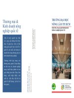 Thương mại và Kinh doanh nông nghiệp quốc tế