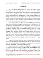 Tổ chức công tác kế toán TSCĐ tại  Công ty TNHH thương mại và dịch vụ vận tải Tùng Phát