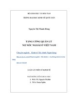 57 Tăng cường quản lý nợ nước ngoài ở Việt Nam