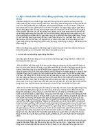 Cơ hội và thách thức đối với hệ thống ngân hàng Việt nam khi gia nhập WTO