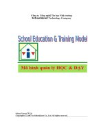 Mô hình quản lý dạy và học