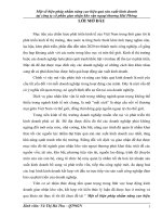 Một số biện pháp nhằm nâng cao hiệu quả sản xuất kinh doanh tại công tại công ty cổ phần giao nhận kho vận tải ngoại thương Hải Phòng