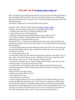 Phân phối , lắp đặt he thong camera quan sat