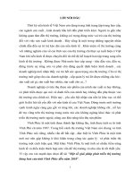 Một số giải pháp phát triển thị trường hàng hoá của tỉnh Vĩnh Phúc đến năm 2010