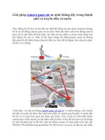 Giai phap camera quan sat an ninh khong day trong thanh pho