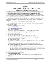 Tiêu thụ và xác định kết quả sản xuất kinh doanh tại công ty APM Springs