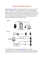Cấu tạo của máy chấm công thẻ từ