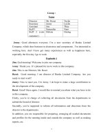 bài nhóm TA số 1x