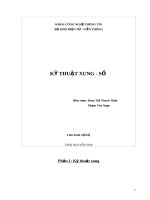 Giáo trình kỹ thuật xung - kỹ thuật số