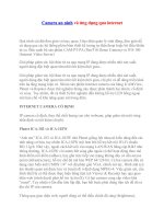 camera quan sat va ung dung internet
