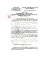 Quyết định Số 60/QĐ-TCTS-KHTC