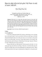 Hợp tác phát triển du lịch giữa Việt Nam và một  số nước ASEAN