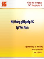 Hệ thống giải pháp 1C tại Việt Nam