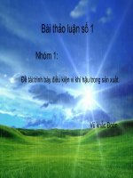 trình bày điều kiện vi khí hậu trong sản xuất.