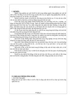 Thiết kế hệ thống cô đặc hai nồi làm việc liên tục xuôi chiều cô đặc dung dịch xút NaOH