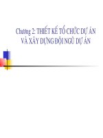 Thiết kế tổ chức dự án