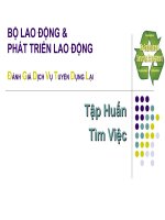 Tập huấn tìm việc