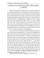 LẠM PHÁT VÀ TÁC ĐỘNG CỦA LẠM PHÁT TỚI NỀN KINH TẾ