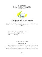 209 Hoàn thiện kế toán nguyên vật liệu (để sản xuất một sản phẩm chủ yếu) tại Công ty cổ phần Cơ khí Đúc cửu long