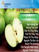 Ứng dụng của thương mại điện tử trong ngân hàng Đông Á