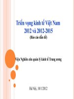 Triển vọng kinh tế Việt Nam