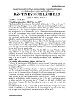 Bản Tin Kĩ Năng Lãnh Đạo