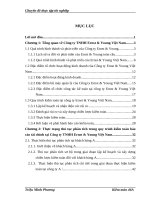 137 Thực trạng và giải pháp đối với thủ tục phân tích trong quy trình kiểm toán báo cáo tài chính tại Công ty TNHH Ernst và Young Việt Nam