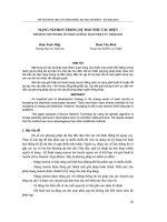 Mạng neuron trong dự báo nhu cầu điện