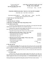 Chương trình giáo dục trung cấp ngành nuôi trồng thủy sản