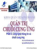 Quản trị công nghệ thông tin và chuỗi ung ứng