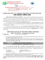 LỄ HỘI NỐI VÒNG TAY LỚN 2012 CHÀO ĐÓN TÂN SINH VIÊN