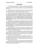 124 Một số giải pháp nhằm nâng cao hiệu quả công tác kiểm toán nội bộ đối với hoạt động tín dụng tại Chi nhánh Ngân hàng thương mại cổ phần Công Thương (VietinBank) Đống Đa HN