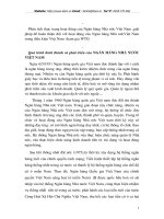 Phân tích thực trạng của ngân hàng nhà nước Việt nam