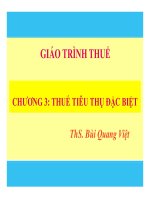 Giáo trình cung cấp những kiến thức cơ bản về thuế - Thuế tiểu thủ đặc biệt