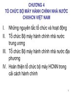 Tổ chức bộ máy hành chính nhà nước CHXHCN Việt Nam