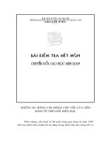 Nh÷ng xu h­íng vËn ®éng chñ yÕu cña nÒn kinh tÕ thÕ giíi hiÖn ®¹i