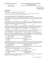 Đề thi cao đẳng năm 2010- môn hóa- khối B