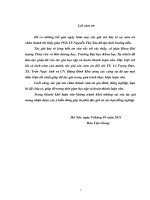 nghiên cứu đánh giá tác động của tổ hợp công trình lên trường  thủy động lực vùng cửa sông ven biển Cửa Tùng, tỉnh Quảng Trị