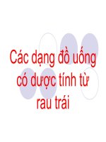 Đồ uống có dược tính