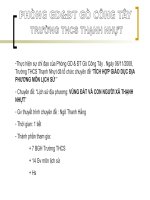 Vùng đất và con người xã Thạnh Nhựt