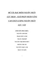 Nguồn nhân lực xuất khẩu lao động giải pháp nhằm nâng cao chất lượng