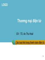 TMDT 4.9. CAC LOAI THE TRONG THANH TOAN DIEN TU _ NHOM LE THI NGAN + VU NGUYEN NGOC HOA - D09QT1