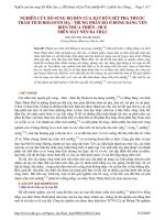 Nghiên cứu bổ sung độ bền của đất bùn sét pha thuộc trầm tích holocen hạ - trung phân bố ở đồng bằng ven biển thừa thiên - huế trên máy nén ba trục